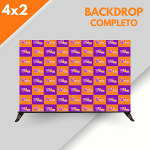 BACKDROP DUPLA-FACE 4000x2000mm TECIDO OXFORD HD QUADRADO IMPRESSÃO ULTRA-HD EPSON 4 X 4 CORES DUPLA-FACE COSTURA | VELCRO | EMENDA HORIZONTAL FRETE GRÁTIS NAS COMPRAS ACIMA DE 100,00, CONSULTE AS REGIÕES.