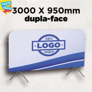 CAPA GRADIL TECIDO ULTRA SPORT 3000 x 950mm ULTRA-HD SUBLIMÁTICA EPSON 92% POLIÉSTER e 8% ELASTANO DUPLA-FACE FRETE GRÁTIS NAS COMPRAS ACIMA DE 100,00, CONSULTE AS REGIÕES.