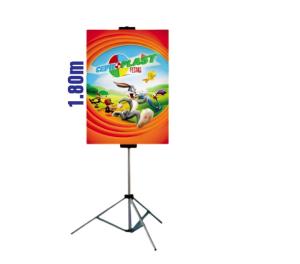 ECO BANNER C/ TRIPÉ COMPLETO Alumínio Tripé c/ 1.80m 4x0 Tecido ECO Sintético Completo FRETE GRÁTIS NAS COMPRAS ACIMA DE 100,00, CONSULTE AS REGIÕES.