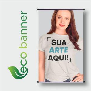 ECO BANNER HD TAMANHO PERSONALIZADO Tecido Fibra Sintética DTEX TAMANHO PERSONALIZADO 4x0 Cor Impressão EPSON Ultra HD Sublimática  