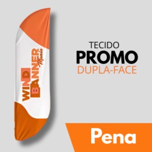 TECIDO PROMOCIONAL PENA Tecido 100% Poliéster 1.95M X 0.65M Dupla-Face | Impressão Sublimática Costura Externa Interlock Linha branca 