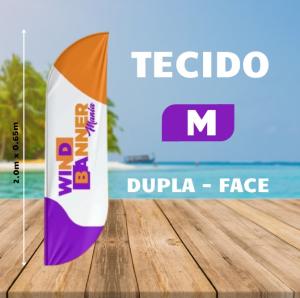 TECIDO WIND (M) Tecido TecnoSport 100% Poliéster 1.95M X 0.65M 4x4 Cor Dupla-Face Impressão EPSON Ultra HD Sublimática Embalagem FACA | PENA | VELA | ÂNGULO