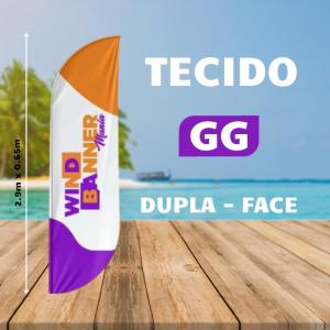 TECIDO WIND (GG) Tecido TecnoSport 100% Poliéster 2.85M X 0.65M 4x4 Cor Dupla-Face Impressão EPSON Ultra HD Sublimática Embalagem FACA | PENA | VELA | ÂNGULO
