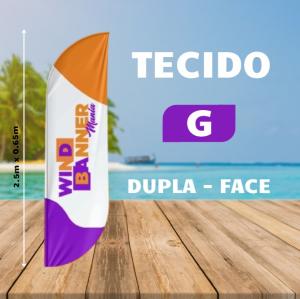 TECIDO WIND (G) Tecido TecnoSport 100% Poliéster 2.45M X 0.65M 4x4 Cor Dupla-Face Impressão EPSON Ultra HD Sublimática Embalagem FACA | PENA | VELA | ÂNGULO