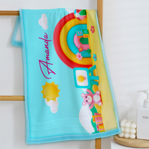 TOLHA DE BANHO PERSONALIZADA FELPUDO TROPICAL 1.45M X 70CM IMPRESSÃO ULTRA-HD EPSON 100% POLIÉSTER 195 GR/M2 / COR SÓLIDA OU PERSONALIZADA FRETE GRÁTIS NAS COMPRAS ACIMA DE 100,00, CONSULTE AS REGIÕES.