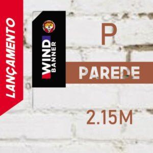 WIND BANNER FULL PAREDE (P) Completo com Hastes e Suporte de Aço 2.15m x 0.65m Dupla-Face 4 x 4 RETANGULAR Embalagem / Estrutura de Alumínio Desmontável FRETE GRÁTIS NAS COMPRAS ACIMA DE 100,00, CONSULTE AS REGIÕES.